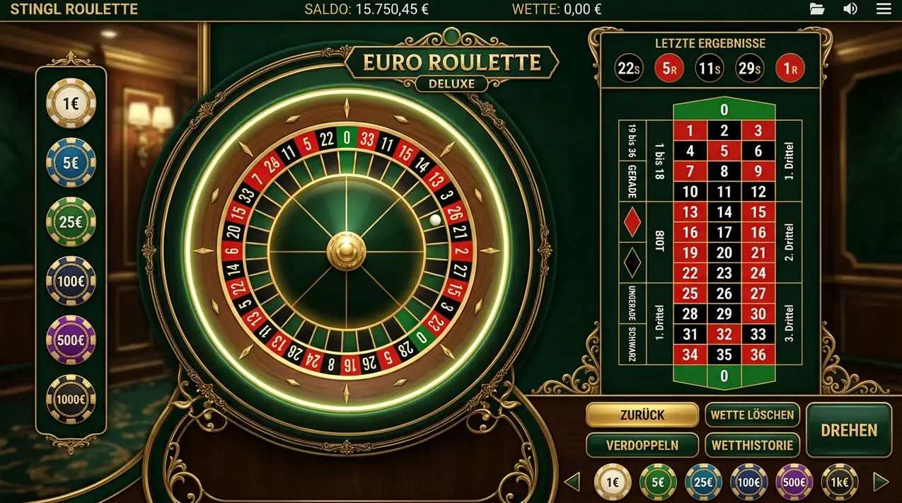 Tischspiele im LuckyCapone