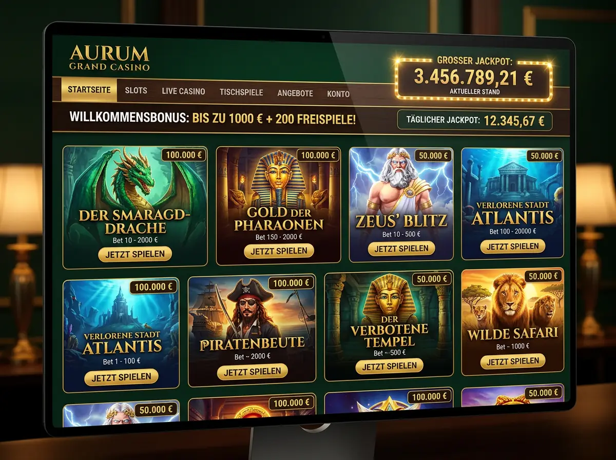 LuckyCapone — Spielsaal und Angebot